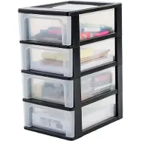 Iris Schubladen-Container, DIN-A4, 4 hohe Schubladen