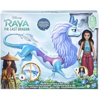 Hasbro Disney's Raya and The Last Dragon Color Splash Raya & Sisu, Modepuppe, Weiblich, 3 Jahr(e), Mädchen, Mehrfarbig