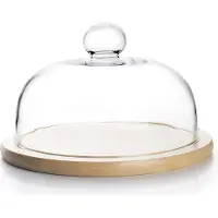 Ibili 20 Cm Glas Oberteil Mit Holzsockel