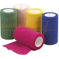 Askina Haftbinde Color 6 cmx20 m blau 1 St Binden