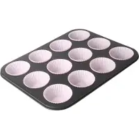 Ibili Muffin + 12 Kapselbackformen