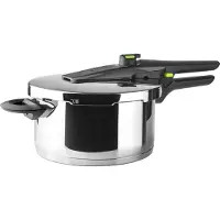 Ibili Exklusiv 4l Schnellkochtopf Silber Silber One Size
