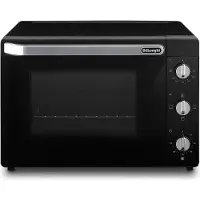 De'Longhi Elektrobackofen EO40112BK, 40 l, 2000 W, schwarz, mit Grill und Umluft