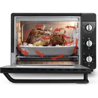 De'Longhi Elektrobackofen EO40112BK, 40 l, 2000 W, schwarz, mit Grill und Umluft