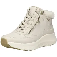 Tamaris Comfort Damen Stiefeletten Plüschbesatz Reißverschluss 8-85200-45, Größe:37 EU, Farbe:Beige