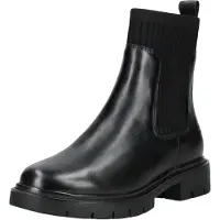 Tamaris Chelsea Boot - Schwarz Leder/Textil : 38 : Normal Größe: 38 Weite: Normal