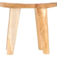 Jan Kurtz Hocker ELEPHANT, Teak massiv, Unikat