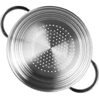Ibili Noah Dampfgarer 20-22-24 Cm Silber Silber One Size