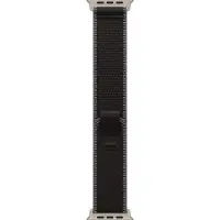 Apple Trail Loop Armband für Watch | 44/45/46/49 mm - Größe S/M - Charcoal Black / Natural Titanium