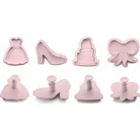 Ibili Party Chute Cookie Cutter 4 Units Durchsichtig