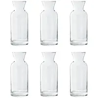 Ich-zapfe.de - Karaffe Village, mit Füllstrich, 0,50 ltr., Ø 6,4 cm, Set á 6 Stück, Glas