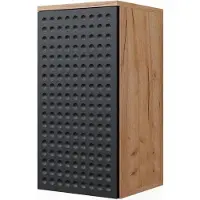 Vicco Badschrank Irma Anthrazit gepunktet 30 x 59 cm 2 Fächer, Badezimmer, Model 42863