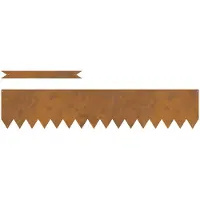 vidaXL Raseneinfassung 20 stk. 100 x 0,05 x 20 cm Rostig