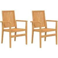 vidaXL 3-tlg. Garten-Essgruppe Massivholz Teak