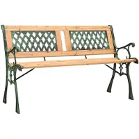 vidaXL 6-tlg. Garten-Sofagarnitur Weiß Massivholz Kiefer