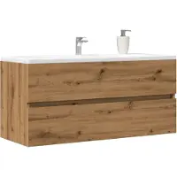 vidaXL Waschbeckenschrank Artisan-Eiche 100x38,5x45 cm Holzwerkstoff