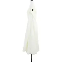 vidaXL Garten-Sonnenschirm Sand und Anthrazit 395 x 395 x 245 cm