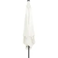 vidaXL Garten-Sonnenschirm Sand 295 x 295 x 245 cm Polyester und Stahl