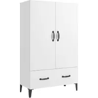 vidaXL Highboard Weiß 70x31x115 cm Holzwerkstoff