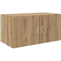 vidaXL Wandschrank Artisan-Eiche 80 x 42,5 x 40 cm Holzwerkstoff