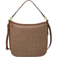 Fossil Umhängetasche Schultertasche Jolie Hobo Bag Multi Brown braun