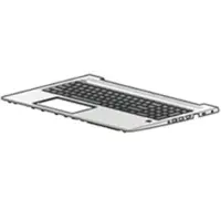 HP L45090-DH1, Gehäuse-Unterteil+Tastatur, Nordisch, Tastatur mit Hintergrundbeleuchtung, , ProBook 450 G6