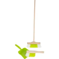 Small Foot kehrset junior 55 cm Holz natur/grün 3-teilig