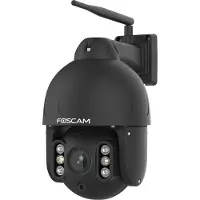 Foscam SD8P Schwarze 8MP Drehkamera Schwarz
