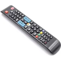 VHBW Fernbedienung kompatibel mit Samsung UE40ES7080, UE40ES7090, UE40ES7500, UE40ES7507, UE40ES7000, UE40ES7005 Fernseher, TV - Ersatzfernbedienung