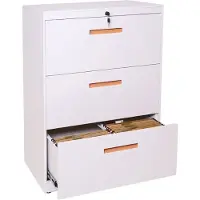 Mendler Hängeregisterschrank HWC-A10, Aktenschrank Büroschrank Stahlschrank, A4 abschließbar ~ 103x76x46cm w