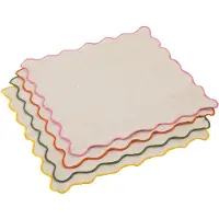 Jamie Oliver 4er-Set: Servietten ''Big Love'' in Beige/ Bunt - (L)45 x (B)45 cm - onesize
