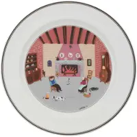 Villeroy & Boch Speiseteller "Speiseteller Kamin Design Naif ø 27 cm bunt"