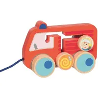 Goki Ziehfahrzeug Feuerwehr 112