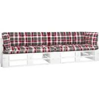 vidaXL 11-tlg. Garten-Sofagarnitur mit Kissen Hellgrau Poly Rattan