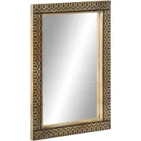 vidaXL Badspiegel 50x70 cm Massivholz Mango und Glas