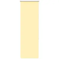 vidaXL Verdunkelungsrollo Gelb 40x175 cm Stoffbreite 35,7 cm Polyester