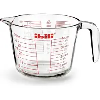 Ibili Messbecher Kristall Glas 1L