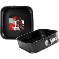 Ibili Quadratische Mokka-backform Mit Herausnehmbarem Boden 24 Cm