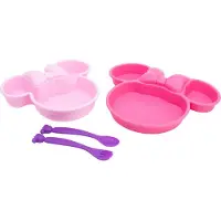 Stor Disney Baby - Minnie Mouse - Geschirrset 4-teilig für Kleinkinder in Geschenkbox