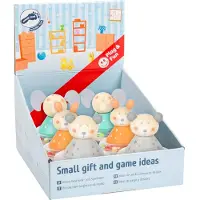 Small Foot - Holz Stehauf-Rassel Bär Babyspielzeug