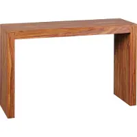 FineBuy Konsolentisch Braun