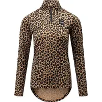 Eivy - Technische Unterwäsche aus Merinowolle - Journey Merino Wool Top Leopard für Damen aus Wolle - Größe S - Braun