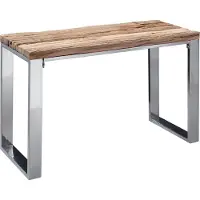 FineBuy Konsolentisch Akazie Braun