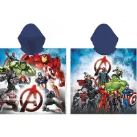 Marvel Avengers Heroes Strandtuch Poncho 55x110 cm (Fast Dry)