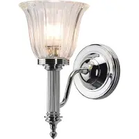Elstead Lighting Carroll Wandleuchte chrom poliert BATH-CARROLL1-PC