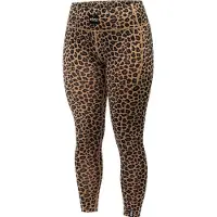 Eivy - Technische Strumpfhose aus Merinowolle - Pocket Merino Wool Tights Leopard für Damen aus Wolle - Größe S - Braun