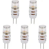 SPL LED-Lampe G4 1W 100lm 2700K Warmweiß, ersetzt 10W, dimmbar (5 St.)