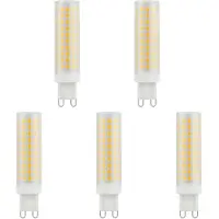 SPL G9 LED-Kapsellampe 6W 650lm 2700K warmweiß 5 Stück dimmbar