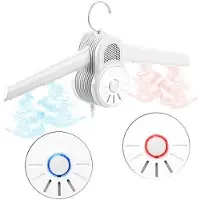 Sichler Haushaltsgeräte Wäschetrockner-Kleiderbügel mit Warmluft- & Kaltluft-Gebläse, 150 Watt