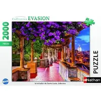 Ravensburger Puzzle 2000 pièces - Le mirador de Santa Luzia, Lisbonne, 2000 Stück(e), Flora, 14 Jahr(e)